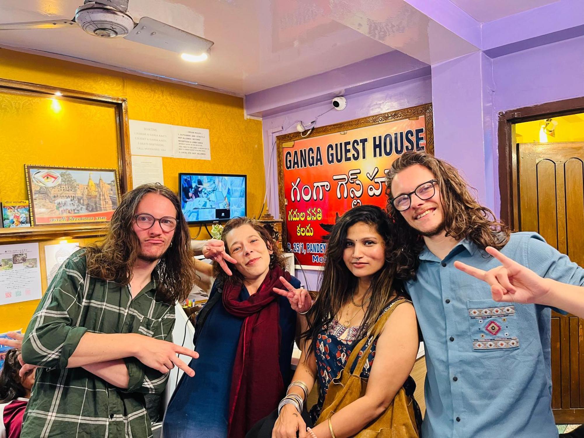 Ganga Guest House Varanasi Exteriör bild